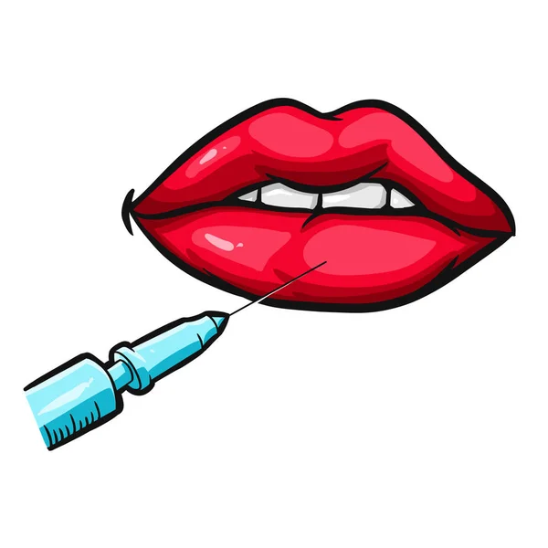 Schoonheidsspecialiste Injectie Geven Vrouwelijke Lippen — Stockfoto