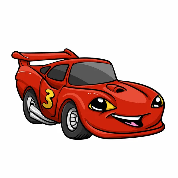 Carro De Brinquedo. Brinquedo Infantil. Estilo De Desenho Animado. Isolado  Sobre Fundo Branco. Jogo Interativo. Ilustração do Vetor - Ilustração de  roda, automotriz: 231209474