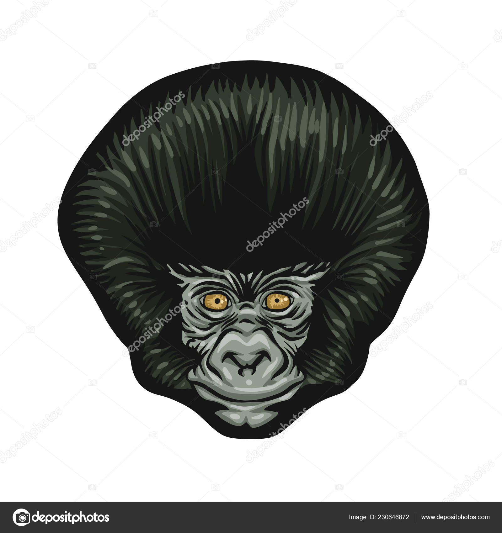 Cartoon baby gorilla Vector Art Stock Images | Depositphotos Cartoon baby gorilla Vector Art Stock Images | Depositphotos