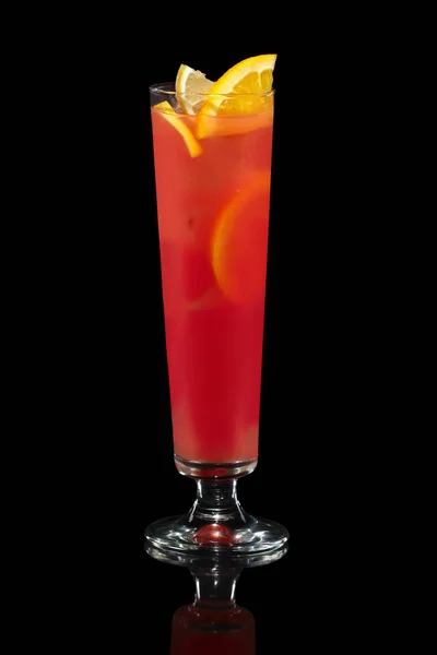 Cocktail Son Rooster Isolated Black — Stock Photo, Image