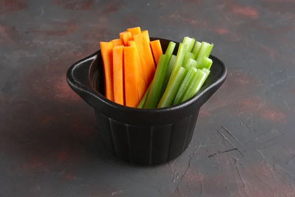 Carrot and celery sticks