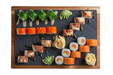 Rulo büyük dizi taş plaka üzerinde beyaz izole yılları arasında görev yapmıştır