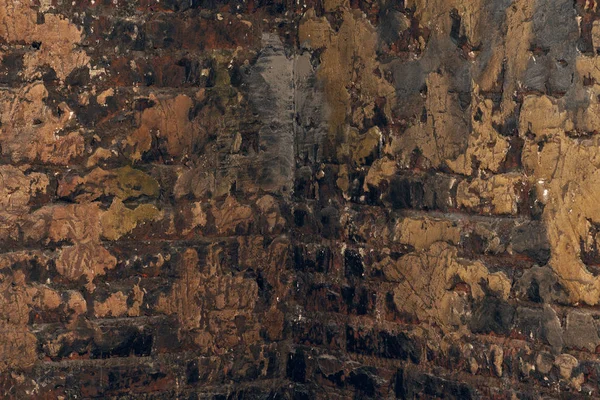 Eski püskü eski tuğla duvar sıva