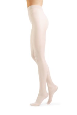 Mükemmel kadının bacaklarını açıp üzerinde beyaz izole beyaz külotlu çorap