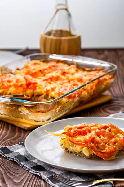 Meat and potato casserole - simple country food