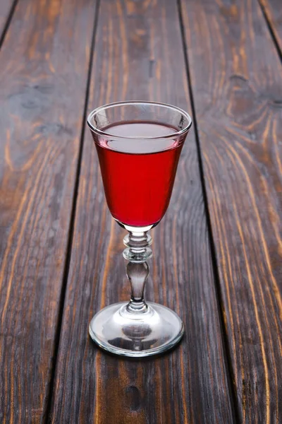 Vodka Infused Berries Wooden Background Photo Shallow Depth Field — Stock Photo, Image