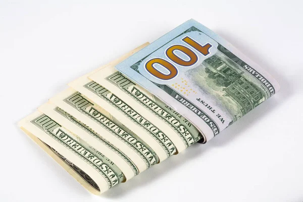 Δολάριο Μοντέλου Στο Δολάριο Τραπεζογραμματίων Έννοια Και Ιδέα Της Τιμή — Φωτογραφία Αρχείου