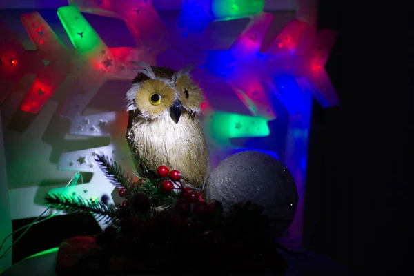 Yeni yıl kartı. Noel arka plan