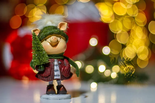 Yeni yıl kartı. Noel arka plan