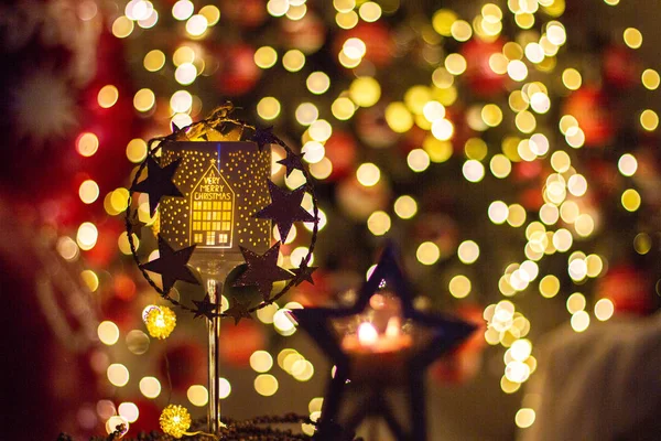 Yeni yıl kartı. Noel arka plan