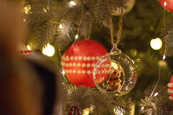 Yeni yıl kartı. Noel arka plan