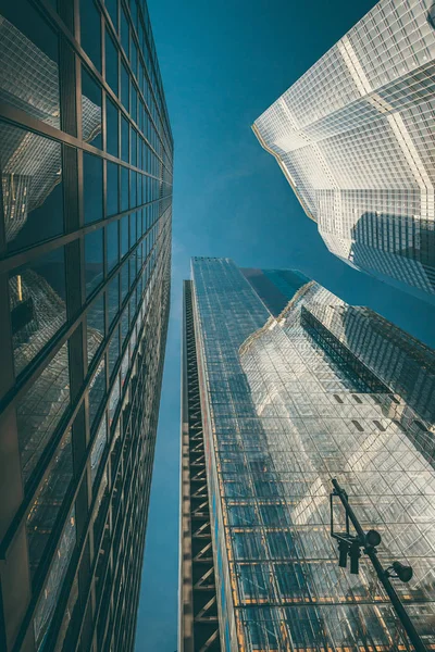 Glass Tall Buildings London — Stock Photo, Image