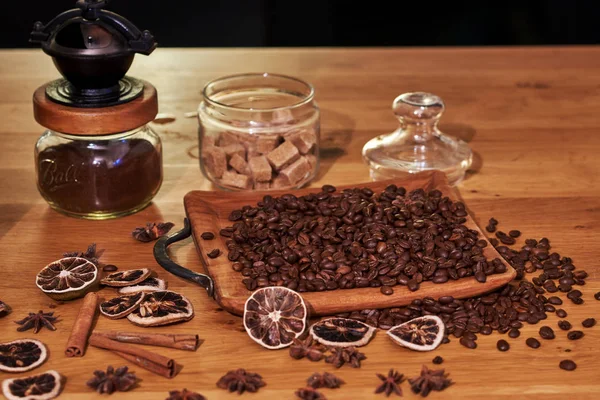 Aroma Spice Koffie Bean — Stockfoto