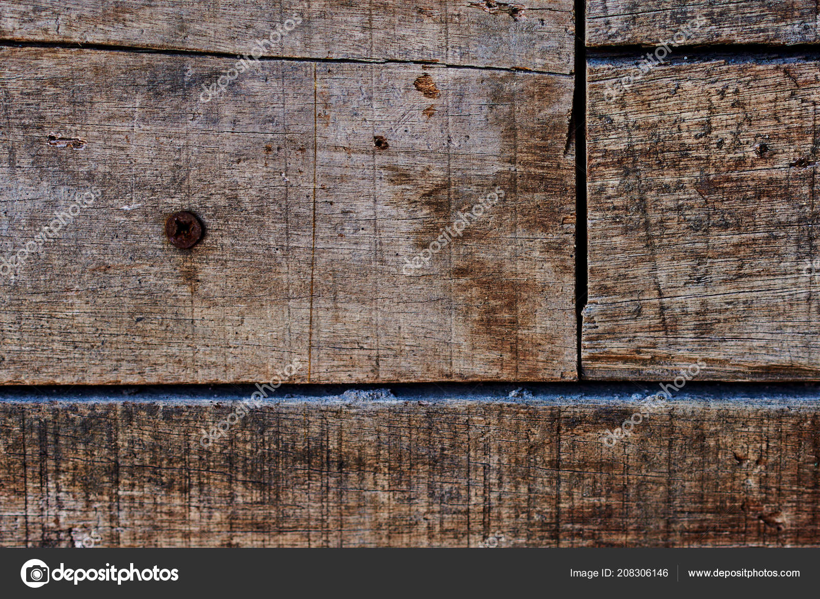 Brown Rustic Old Barn Wood Planks Background Space Text Copy