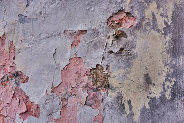 Peeling boya doku çeşitli renkler ile.