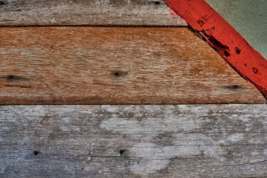 Eski boyalı ahşap duvar. Doku veya arka plan.