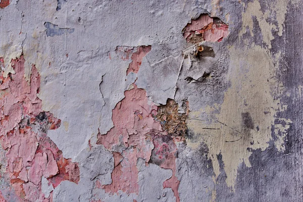 Paint Peeling Plaster Walls — Stock Photo, Image