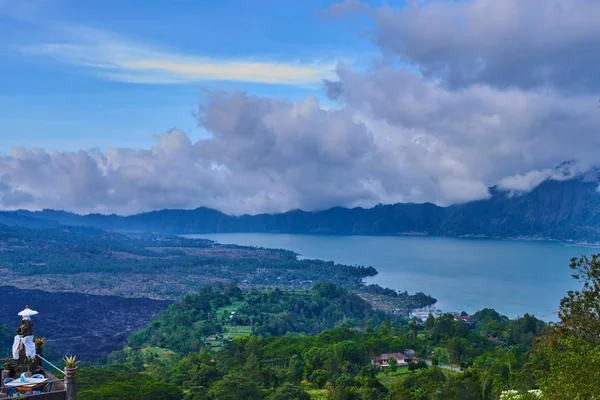 Lago Buyan Nell Isola Bali Indonesia Sfondo Viaggio Natura Lago — Foto Stock