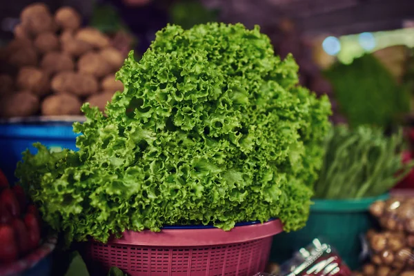 Красочные Фрукты Овощи Рынке Яркий Летний Фон Здоровые Овощи Еда — стоковое фото