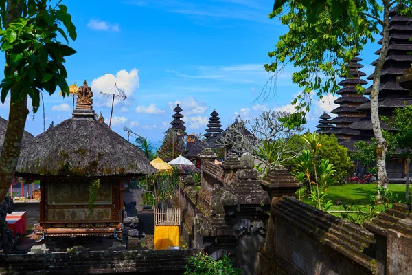 Pura Besakih Balijski Świątyni Hinduskiej Największym Najbardziej Znanym Miejscem Kultu — Zdjęcie stockowe