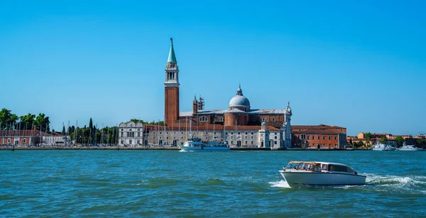 Image Panoramique Paysage Urbain Venise Italie Architecture Monuments Venise Effet — Photo