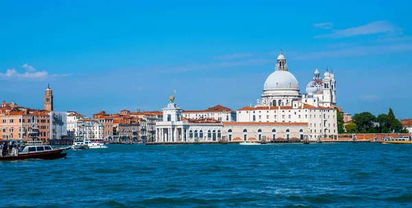 Imagem Panorâmica Paisagem Urbana Veneza Itália Arquitetura Marcos Veneza Efeito — Fotografia de Stock