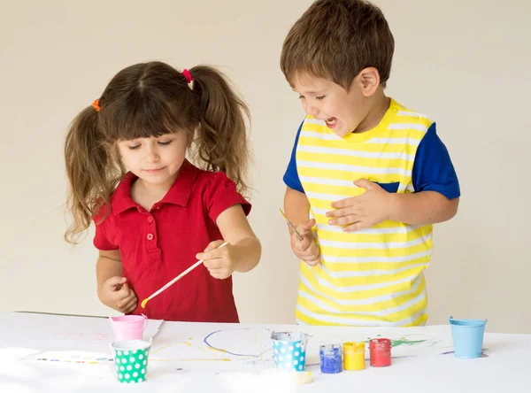 Kilds Playing Home Kindergarten — Stock Photo, Image