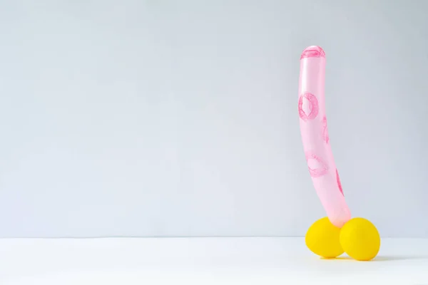 Lange Oder Große Größe Des Penis Das Konzept Der Potenz — Stockfoto