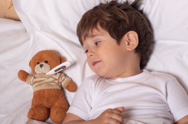 Şifa çocuklar ve mevsimsel virüs, sağlık kavramı bağışıklık korumak