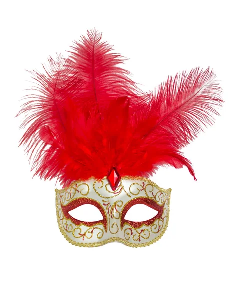 Masque de carnaval rouge . — Photo