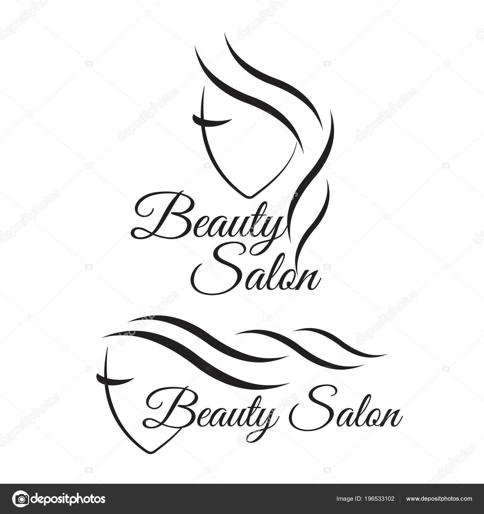 Beauty Logo Hair Salon Logo Hair Vector Stock Vector Image by ©myub  #196533102