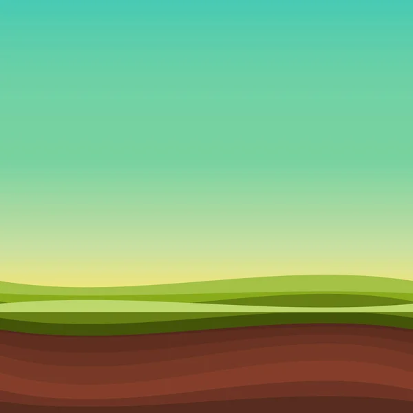 Ui游戏的无缝地 土壤和土地矢量集 — 图库矢量图片