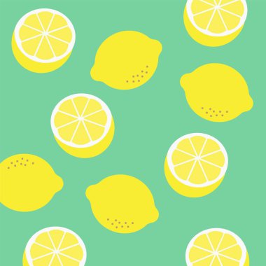 Limon deseni. Sulu limon arkaplanı.