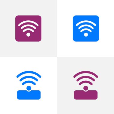 Bir dizüstü bilgisayar veya mobil aygıt için ücretsiz kablosuz ağ bağlantısı. Ücretsiz Wi-Fi simgeleri ve Wi-Fi uygulamaları