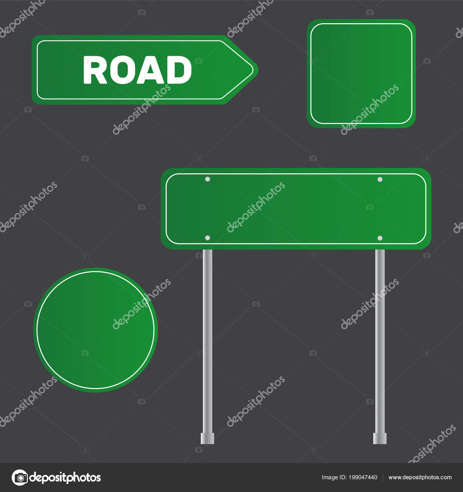 Highway Traffic Green Signs Board Vector Sign Street Road Green Vector Image By C Myub Vector Stock Highway Traffic Green Signs Board Vector Sign Street Road Green Vector Image By C Myub Vector Stock