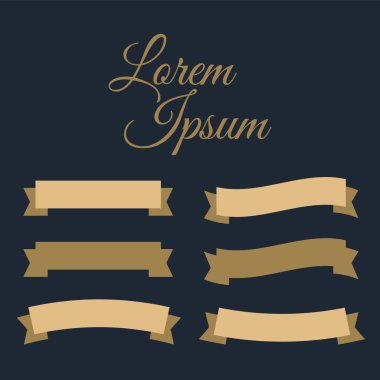 Vektör kurdeleleri izole edildi. Sancak kurdele vektörü ayarlandı