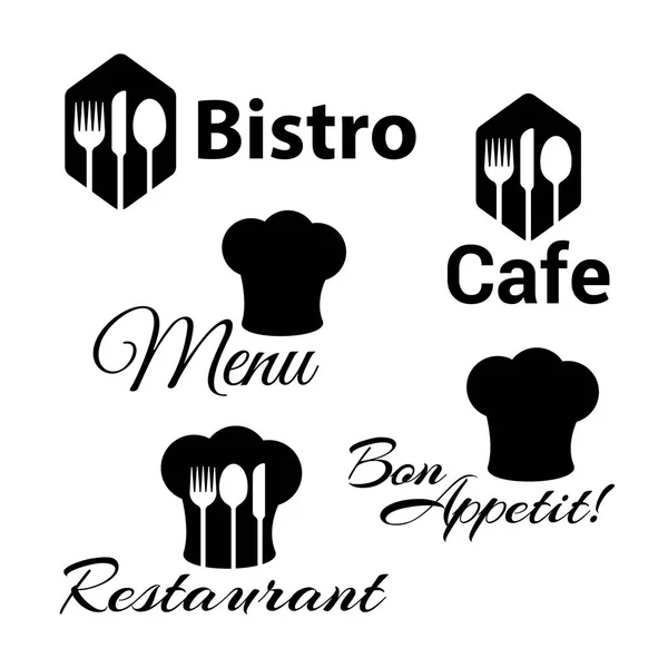 Restauracja Sklep Element Projektu Logotypu Logo Studio Żywności Lub Gotowanie — Wektor stockowy