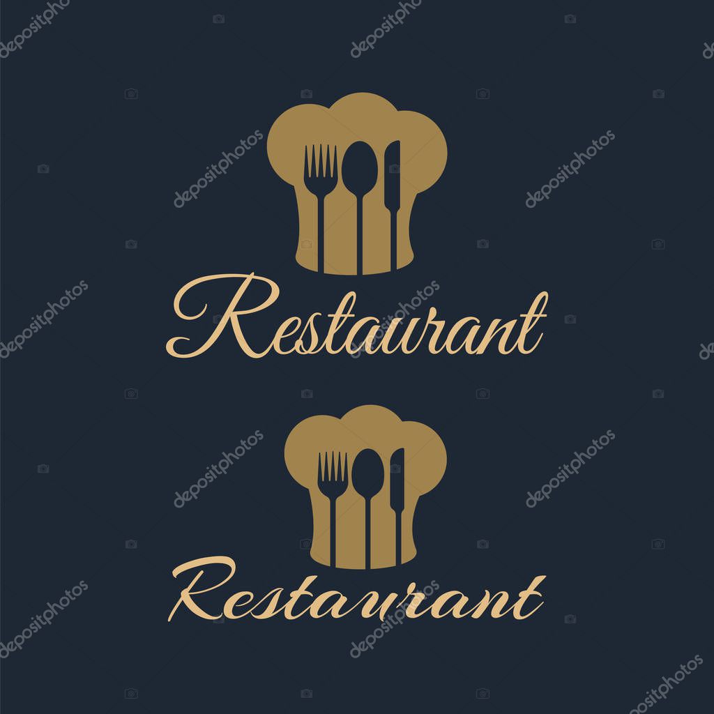 Menu logo. Bakery, bakehouse logo or label