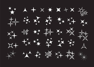 Parlak ışıklar ayarlandı. Parlak havai fişek, dekorasyon pırıltısı, parlak ışık