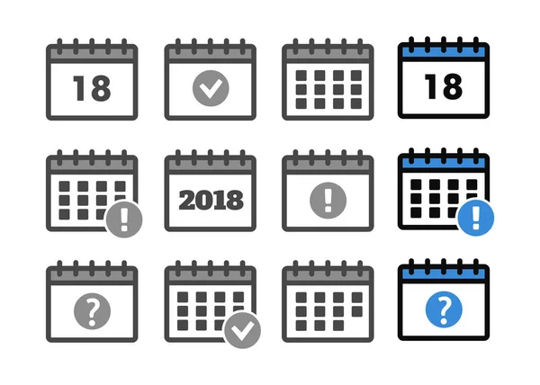 Evenement Icoon Jaarlijkse Plan Vector Vectorkalender Iconen — Stockvector