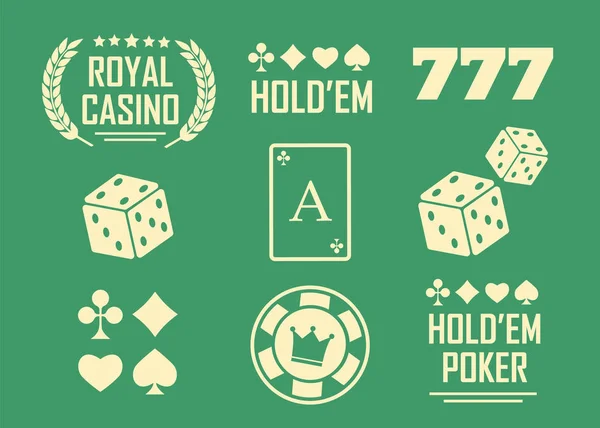 Chanceux Sept Jackpot Jeu Signes Vectoriels Casino Machine Sous Vecteur — Image vectorielle