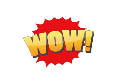 Vay eğlenceli grafik simge logo. Vay şaşırtıcı simgesi