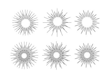 Parlayan ışık efekti yıldızı. Parıldayan ışıklar vektörü