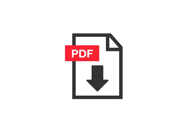 Pdf Document Icoon Set Iconen Vijlen Pdf Bestand Downloaden Pictogram — Stockvector