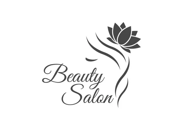 Logo Belleza Para Peluquería Logo Vector Capilar — Archivo Imágenes Vectoriales