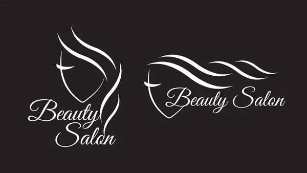 Szablon Logo Salonu Fryzjerskiego Salonu Piękności Zabiegów Kosmetycznych Centrum Spa — Wektor stockowy