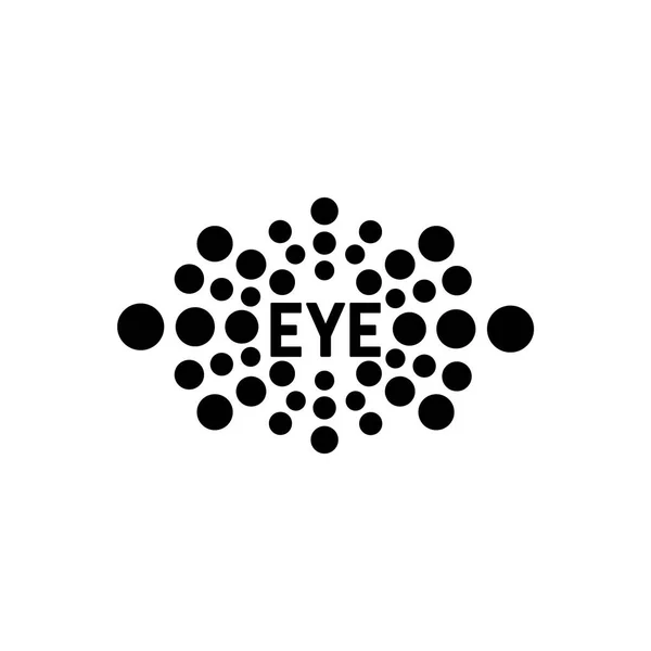 Logo Vettoriale Spirale Oculare Logotipo Otturatore Della Fotocamera Vettore Logo — Vettoriale Stock