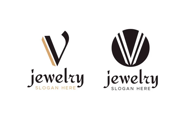 Brief Logo Design Vorlage Logo Vektor — Stockvektor