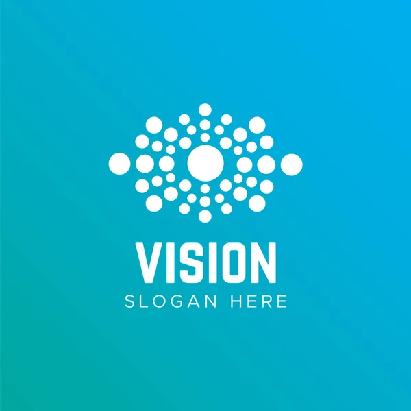 Idea Progettazione Del Logo Vettoriale Dell Occhio Modello Logo Salute — Vettoriale Stock