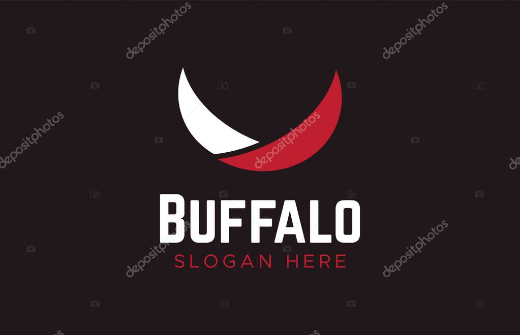 Bull Logo Template vector. Horn logo vector
